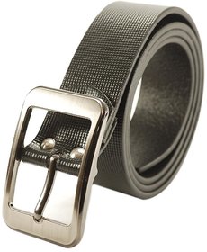 Nahsoril Genuine Leather Black Color Belt With Super Heavy Pin Buckle - L-020