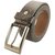 Nahsoril Genuine Leather Brown Belt With Super Heavy Pin Buckle - L-017