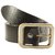 Nahsoril Genuine Leather Black Color Belt With Super Heavy Pin Buckle - L-021