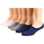 DDH Men Self Design Loafer Socks With Padding (Pack of 3)