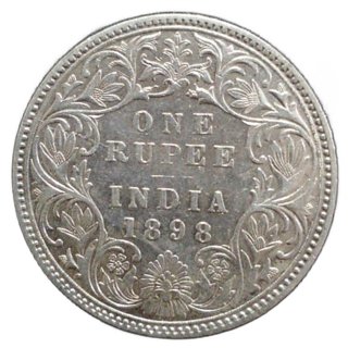                       one rupees 1898                                              