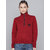 Kotty Womens Full Sleeves Embroidered High Neck Sweatshirts