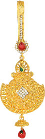 MissMister Brass Goldplated Handmade Imitation Diamond and Colour Stones Chabichalla Ethnic Keychain (MM2600CLKK)