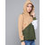 Kotty Womens Hooded Neck Full Sleeves Colorbloked Sweatshirts