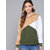 Kotty Womens Hooded Neck Full Sleeves Colorbloked Sweatshirts
