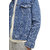 Kotty Mens Blue Full Sleeves Solid Denim Jacket