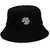 Handcuffs Women's Bucket Hats Little Daisy Print Bucket Hat Summer Cotton Sun Fisherman Hat Beach Hats for Women (Black)