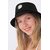 Handcuffs Women's Bucket Hats Little Daisy Print Bucket Hat Summer Cotton Sun Fisherman Hat Beach Hats for Women (Black)
