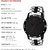 Relish Analogue Silver Black Dual Tone Stainless Steel Strap Watch for Men's Boys' Black Dial, RE-BB1072