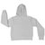 Ezee Sleeves Kids Solid Poly Cotton Hooded Full Sleeve Sweatshirt - Grey