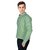 Ezee Sleeves Men's Green Casual Lycra Full Sleeve Solid Shirt