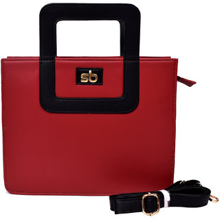                       Style Bite Women Stylish Red Hard Tote Bag                                              