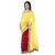 Chhabra 555 Yellow Georgette Embroidered Saree With Blouse