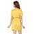 Nivcy Women Solid Nightwear Yellow (Small)