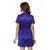 Nivcy Women Solid Nightwear Satin Blue (Small)