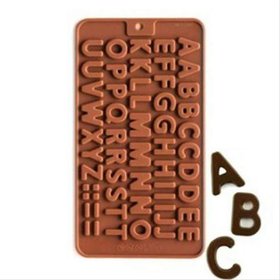 Alphabet Birthday Silicone Chocolate Mold Candy