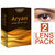 Aryan Quarterly Disposable Color Contact lens for Men and Women Pack of 2 - Warm Brown (-0.25)