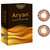 Aryan Quarterly Disposable Color Contact lens for Men and Women Pack of 2 - Warm Brown (-0.50)