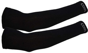 Arm Sleeves Multi-Purpose (Gym, Cricket, Football, Tennis, Basket Ball, Cycling) (Pack of 1) (Black)