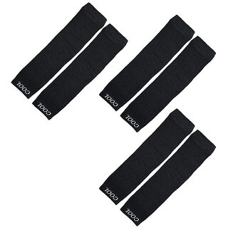 Cotton Sports Arm Sleeves Multi-Purpose (Gym, Cricket, Football, Tennis, Basket Ball, Cycling) (Pack of 3)
