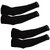 Antibacterial Arm Sleeves Multi-Purpose (Gym, Cricket, Football, Tennis, Basket Ball, Cycling) (Pack of 2) (Black)