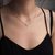 Combo of 2 Stylish Multilayer Chain Pendant Necklace for Women and Girls (12450np), gold