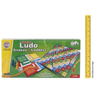 Buy Ratna's Classic Strategy Game Little Snakes and ladders with Ludo 2 ...