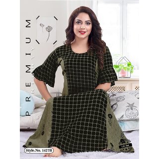 Fancy gown nighty on sale