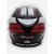 TVS Racing Helmet Matt Red  White - SV
