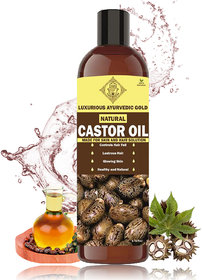 Natural Castor Oil with Reduce Hair Fall formula, 200 ml