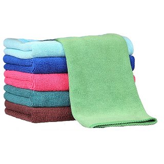                       Feelblue Cotton Face Towel Size 30x30cm Pack Of 6pc                                              