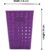 Jaycee Multipurpose Organiser for Kitchen,Office,Stationery Storage Basket(Purple,Pack of 5)