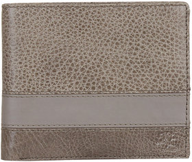 Marco Mens Real Leather Wallet(Grey)