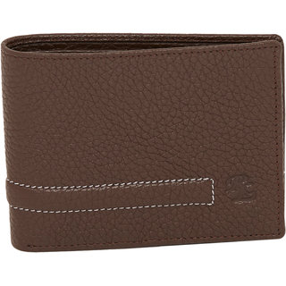 Ace Real Genuine Leather Wallet(Brown)