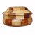 YUVAANSH CREATIONS Wooden Stainless Steel Bread CHAPATI Casserole with Engraved Design Finish Kitchen Home Dcor Ideal f