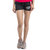DRYP EVOLUT Women's Black Lycra Solid Shorts