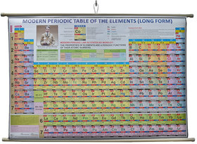 Modern Periodic Table Of The Elements Laminated Wall Chart (Size 70x104 cm) Perfect for Classroom, Student,School