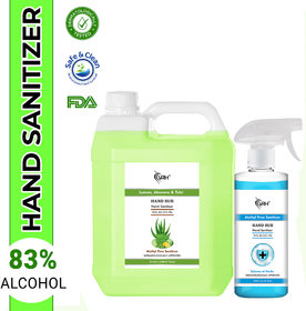 Aloevera Rose Fragrance Sanitizer Instant Kills 99.9 Germs Virus Bacteria Provides Effective Protection Hand Sanitizer