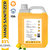 Lemon + Rose Fragrance Sanitizer 5 Litre + 2 x 500mL + 2 x 100mL Instant Kills 99.9 Germs, Virus Bacteria
