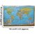 World Political Map Laminated Wall Chart Size (70104 cm) Perfect for Classroom, Student, School, Student And Teacher