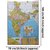 India political Map (Bharat rajnatik Map) Laminated Wall Chart (Size 100X75 CM) Perfect for Classroom, Student, School,