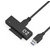 QZ SATA to USB 3.1 for 2.5 inch/3.5 inch Hard Drive Disk HDD and SSD, SATA to USB 3.1 Cable Adapter Converter Power Adapter included