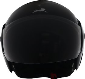 Tvs Helmet Half Face Glossy Black L