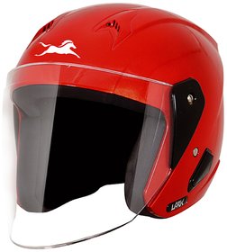 TVS HELMET HALF FACE  Red L