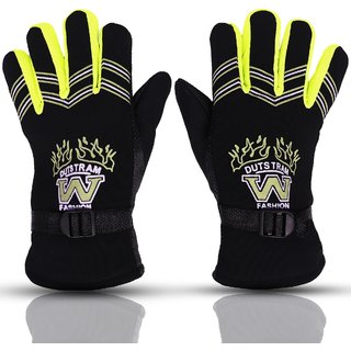 Winter Season Hand Woolen High Quality Fur Gloves For Biker Pro Ride Cycling  Motorbike Driving Full Finger Waterproof