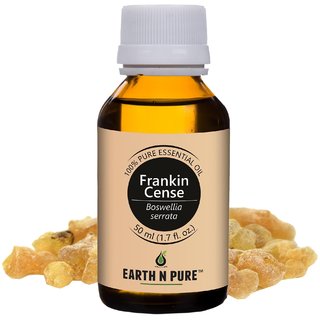                       Earth N Pure Frankincense Essential Oil ( Loban Oil ) 100 Pure, Undiluted, Natural  Therapeutic Grade (50ML)                                              