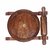 Yuvaansh Creations Wood Chakla-Belan/Rolling Pin Board for Kitchen/Pantry/Gift Purpose with Stand Holder (Rose-Wood, Bro