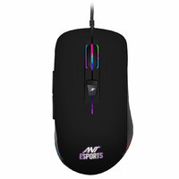 Ant Esports GM100 R  GB Optical Wired Gaming Mouse 4800