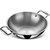 Stahl Triply Stainless Steel Artisan Kadhai with Lid, 4318, 18cm, 1.2 Liters