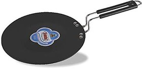 Kumaka Siddhi Hard Anodized Induction Base 4mm Concave TAWA with 250 mm Diameter(10 in) and Bakelite Over Steel Handle